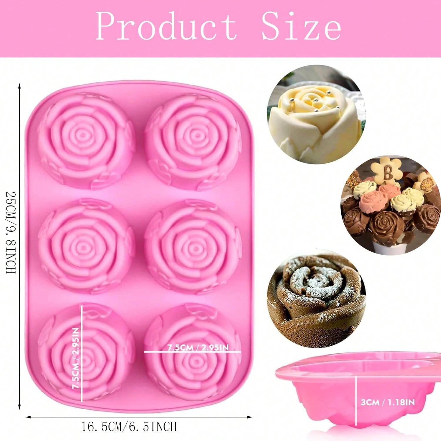 베이커 디포 실리콘 몰드, 수제 비누, 케이크, 젤리, - Eco Soap 리뷰 및 가격