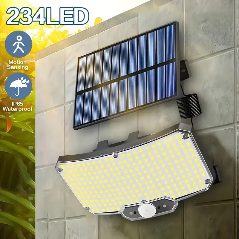 234LED 태양광 야외 조명 모션 센서 슈퍼 브라이트 - Solar Garden Light 리뷰 및 가격