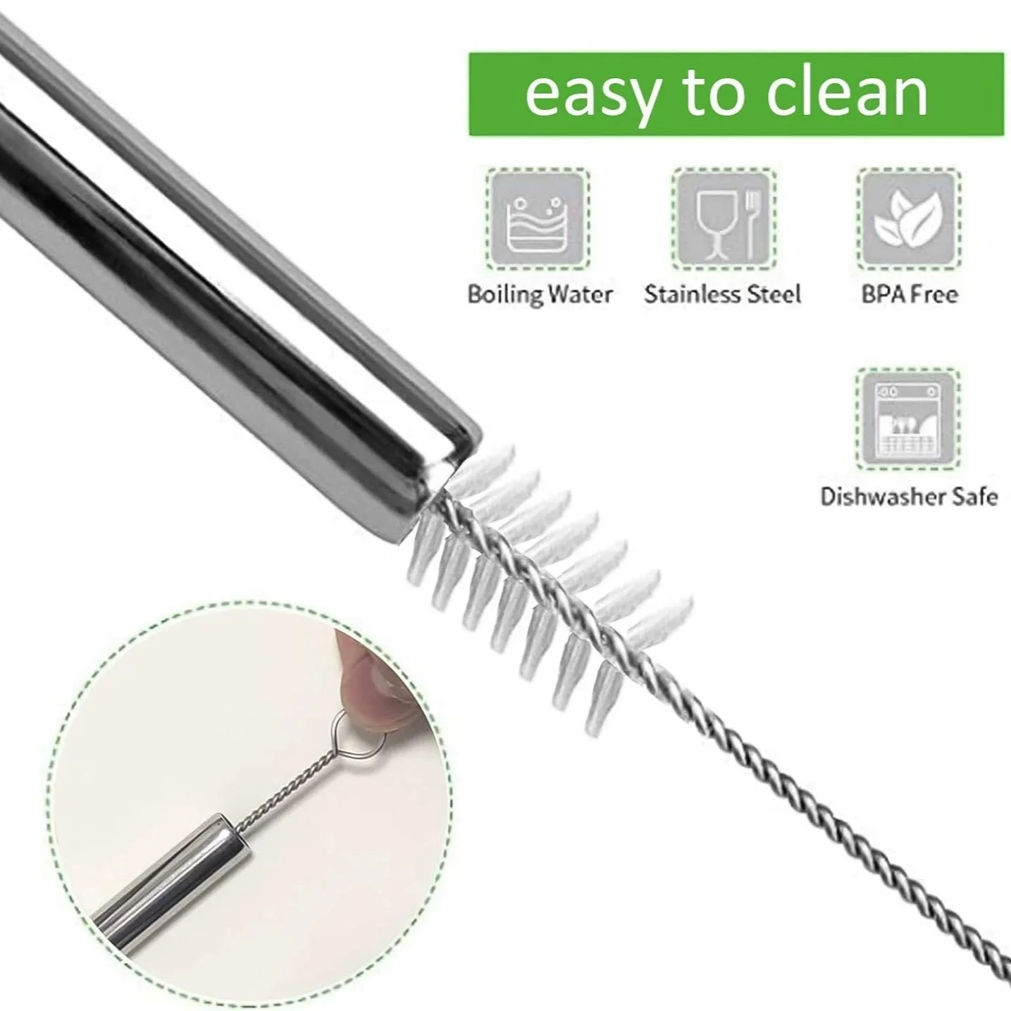 과일 주스 우유 차 커피 재사용 가능한 밀짚 도매를 마 - Reusable Straw 리뷰 및 가격