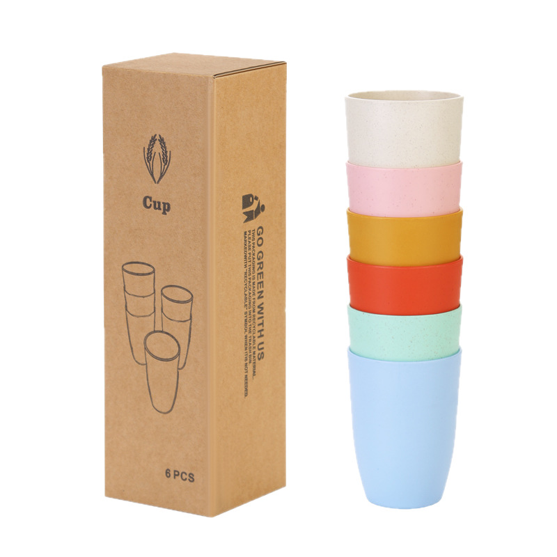 밀짚 컵 6개 세트, 깨지지 않고 쌓을 수 있으며 식기 - Reusable Straw 리뷰 및 가격