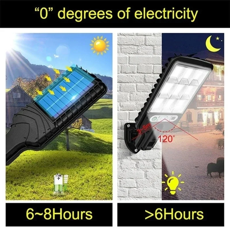 인체감지 센서가 있는 3가지 모드 야외 태양광 정원등, - Solar Garden Light 리뷰 및 가격