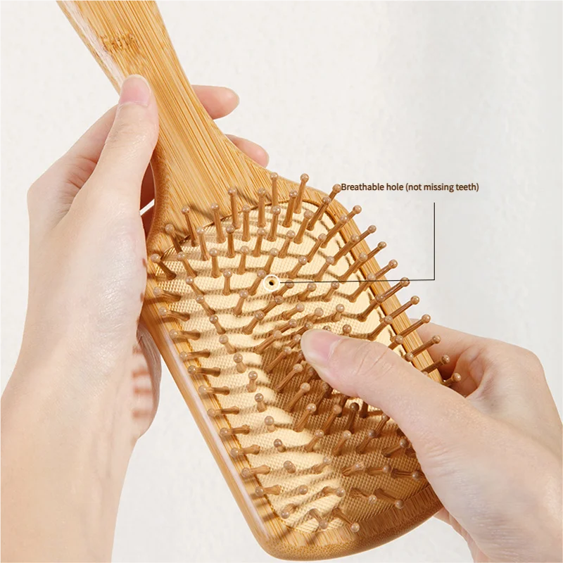 대나무 헤어 브러시 여성용 스타일링 헤어 빗 헤어브러시 - Bamboo Toothbrush 리뷰 및 가격