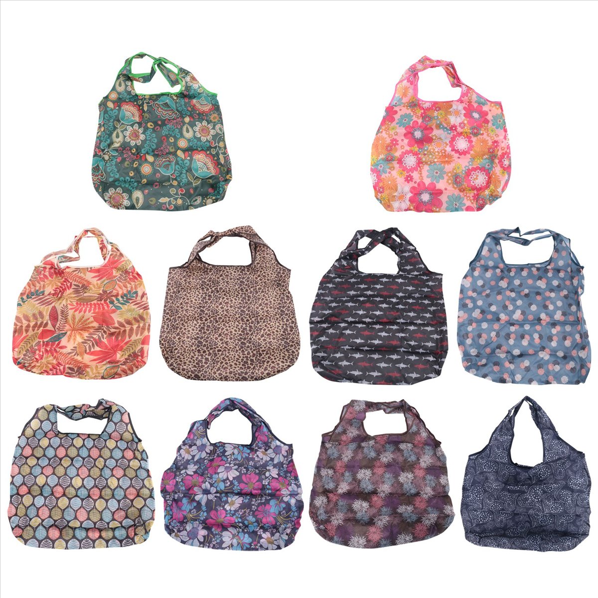ABQR 식료품 가방 재사용 가능 접이식 10팩 쇼핑  - Reusable Bag 리뷰 및 가격